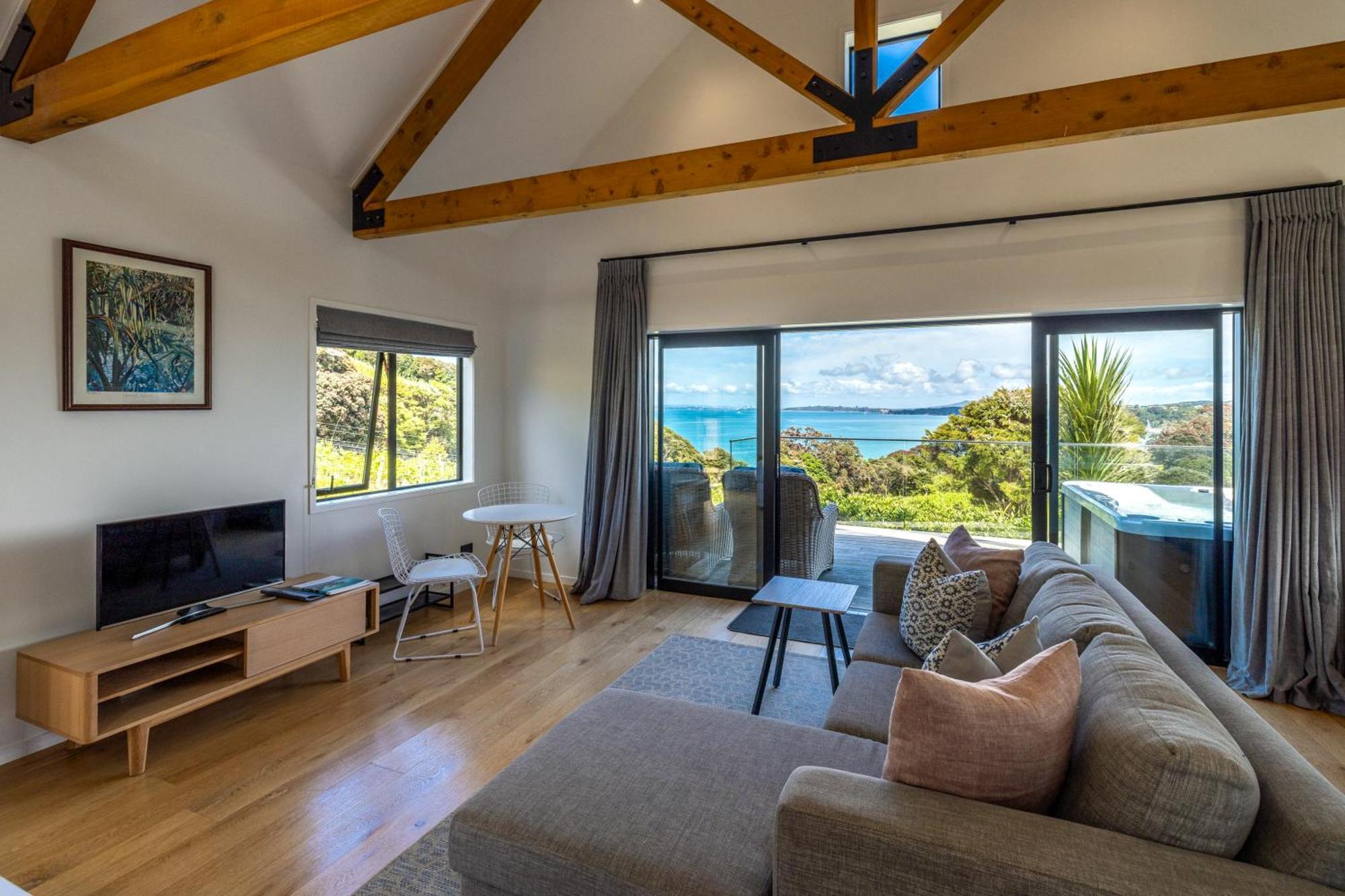 The Guest House At Te Whau Retreat - Stay Waiheke Omiha 외부 사진